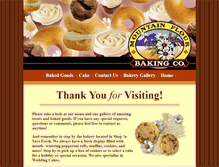 Tablet Screenshot of mountainflourbakery.com